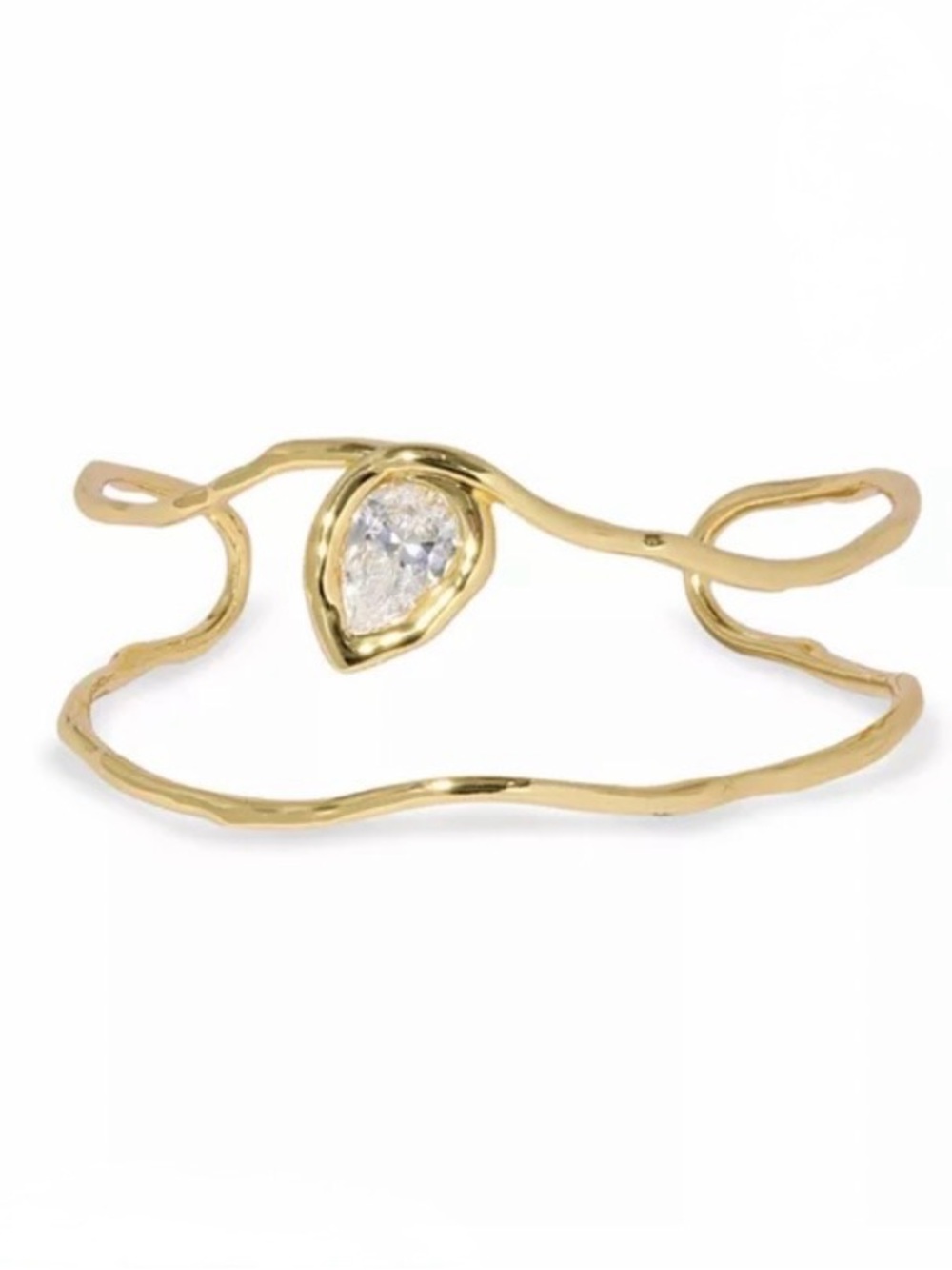 NEW Alexis Bittar Asterales Vine Floating Cuff Bracelet 14K g.p. AU28